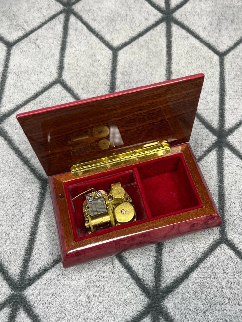 Italian Marquetry Music Jewelry Box Gangiula Sannursi Sorrento Isle of Capri